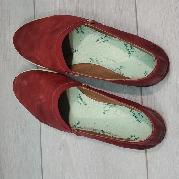 Frye Womens Melanie  Leather Burn red  Comfort Loafer Flats shoes sz 8M - Picture 8 of 15